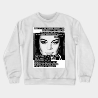 Situationist Lindsay Lohan Crewneck Sweatshirt
